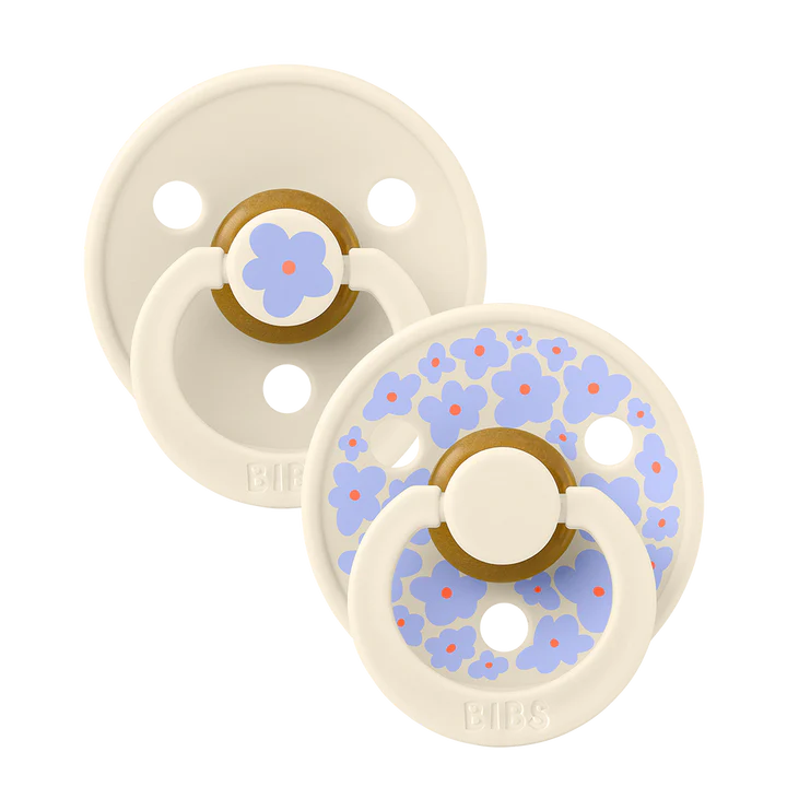 Bibs Studio Colour 2 Pack Jasmine, Ivory Mix, Size 1