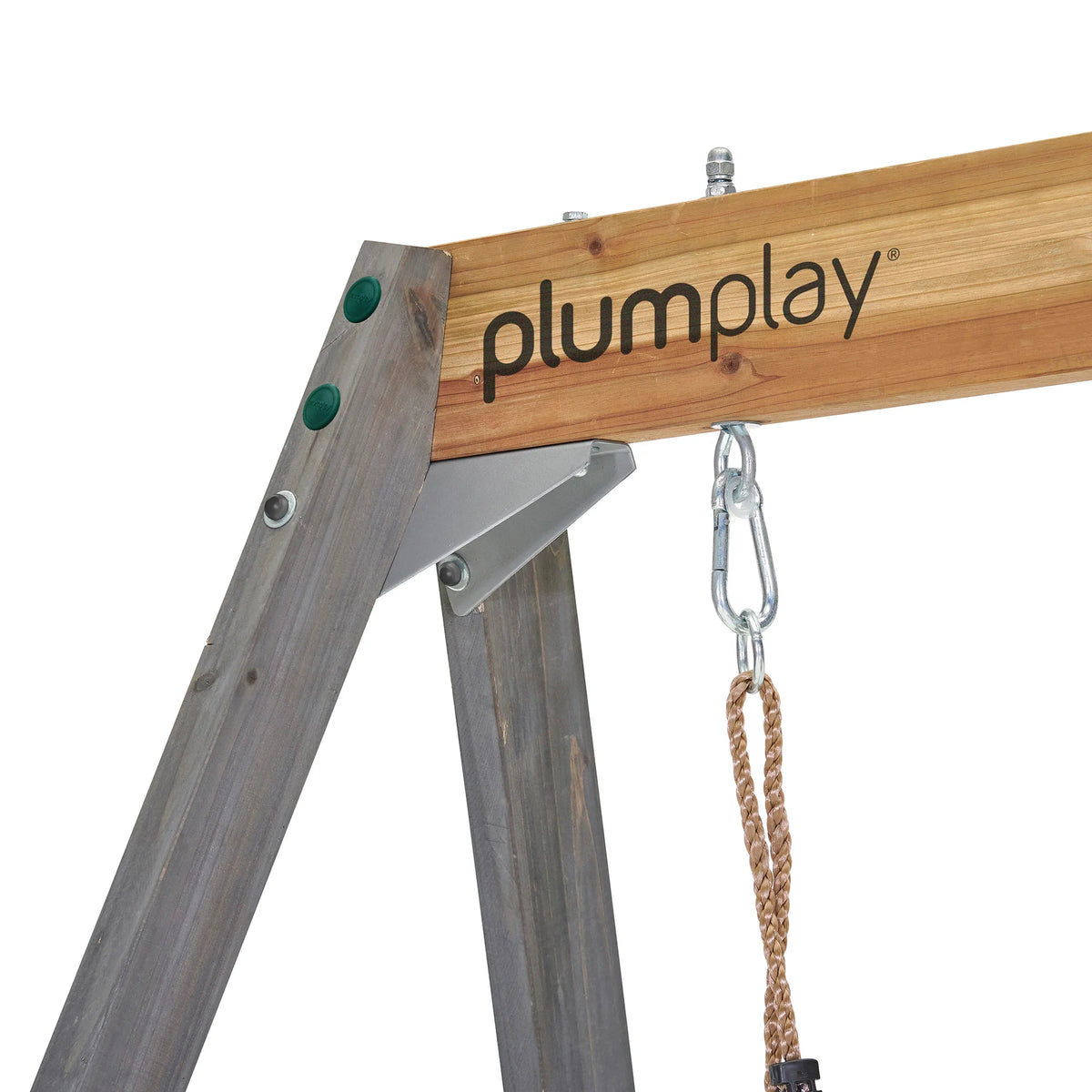 Plum - Barbary Wooden Playcentre Swing & Slide Climbing Frame