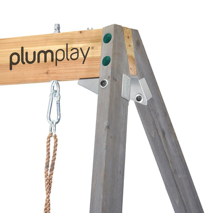 Plum - Barbary Wooden Playcentre Swing & Slide Climbing Frame