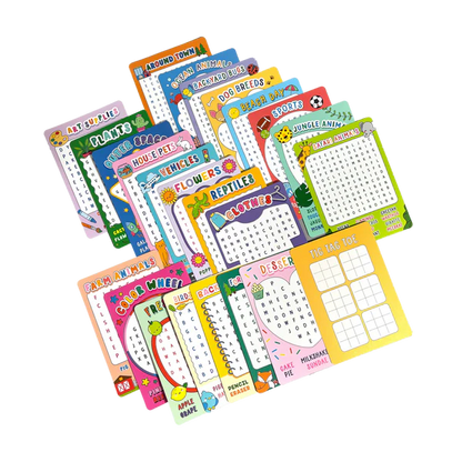 Ooly Word Search Activity Cards, 24 pcs, 6+