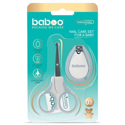 Baboo Manicure Set (0m+, Blue Haze)