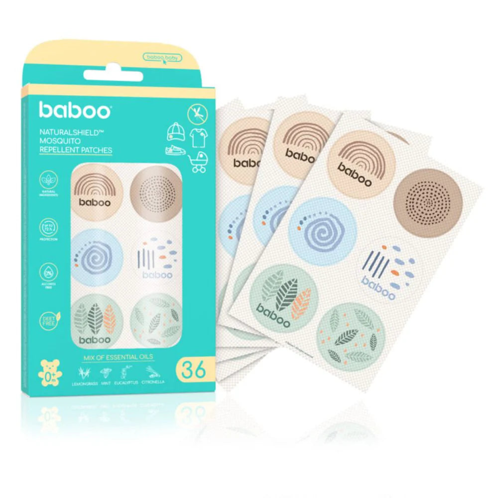 لصقات طاردة للبعوض من Baboo (36 قطعة)