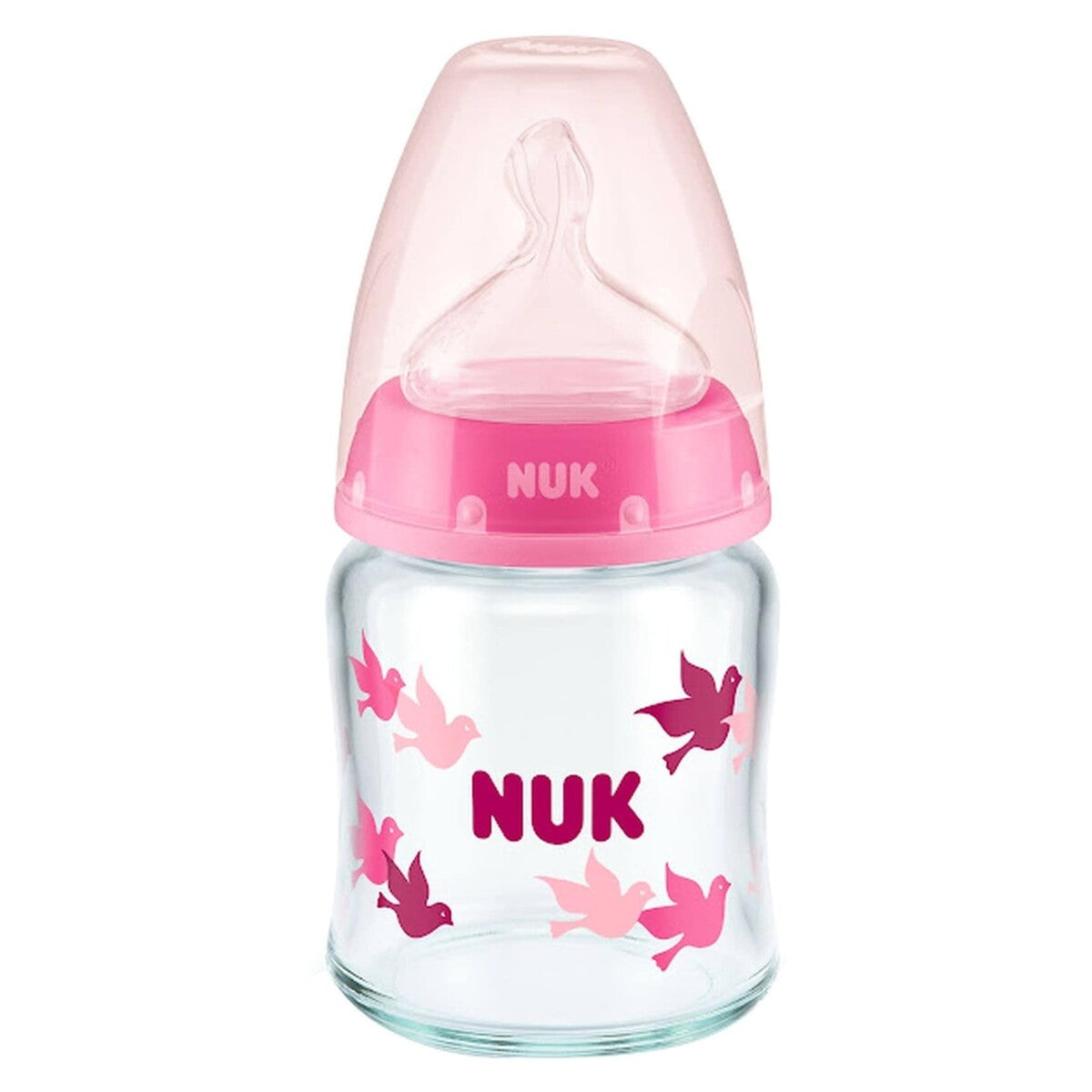 NUK First Choice+ Glass Bottle, 0-6m, 120ml