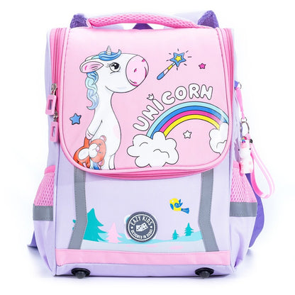 Eazy Kids School Bag Unicorn (Purple/Pink)