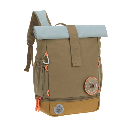 Lassig Mini Rolltop Backpack (Nature Olive)