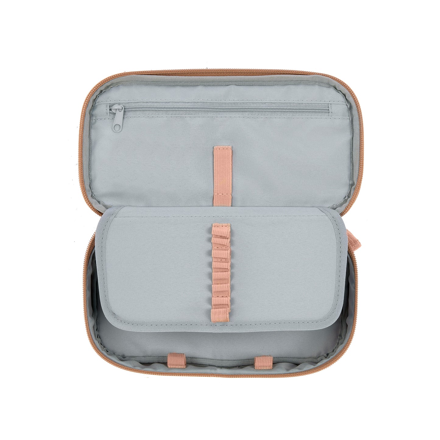 Lässig School Spacy Pencil Case Bold (Leaves Caramel)