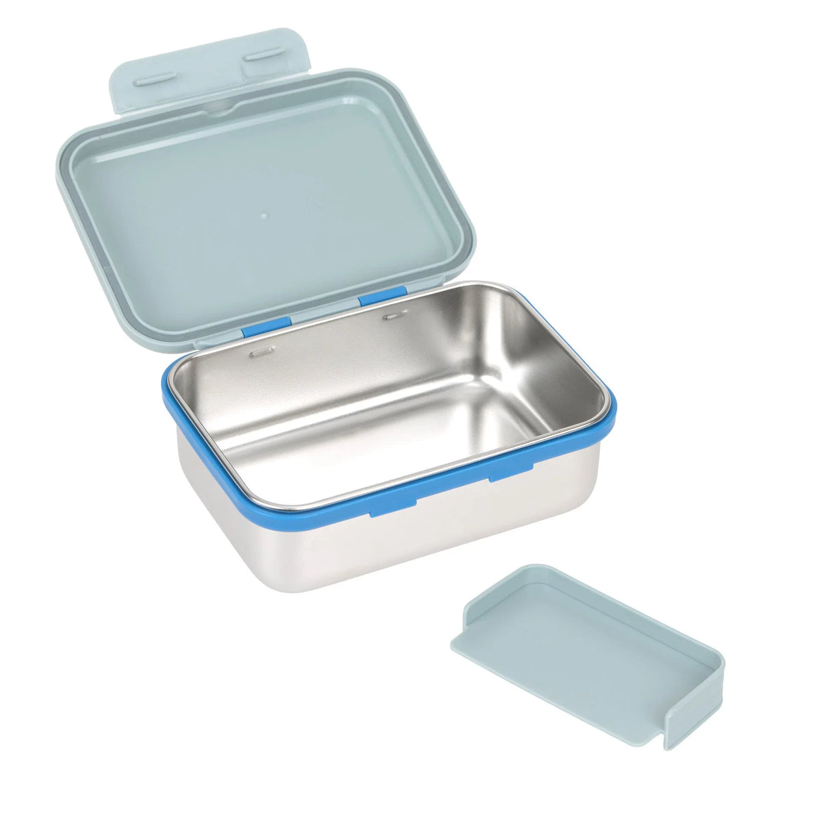 Lassig Lunchbox Stainless Steel (Green/Blue) - Sunny Explorer