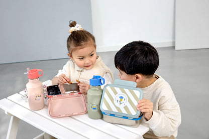 Lassig Lunchbox Stainless Steel (Green/Blue) - Sunny Explorer