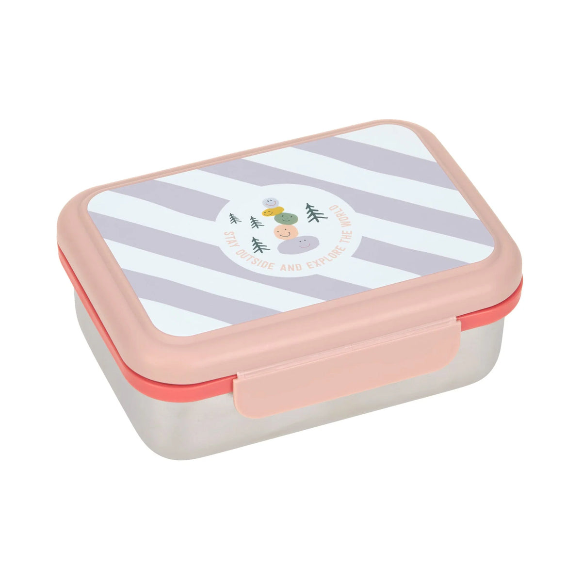 Lassig Lunchbox Stainless Steel (Rose/Pink) - Sunny Explorer