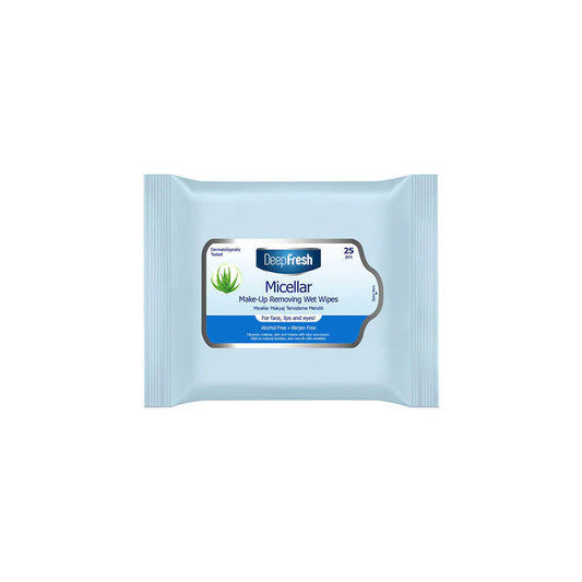 Deep Fresh Micellar Make Up Removal Wipes (25 Sheets)