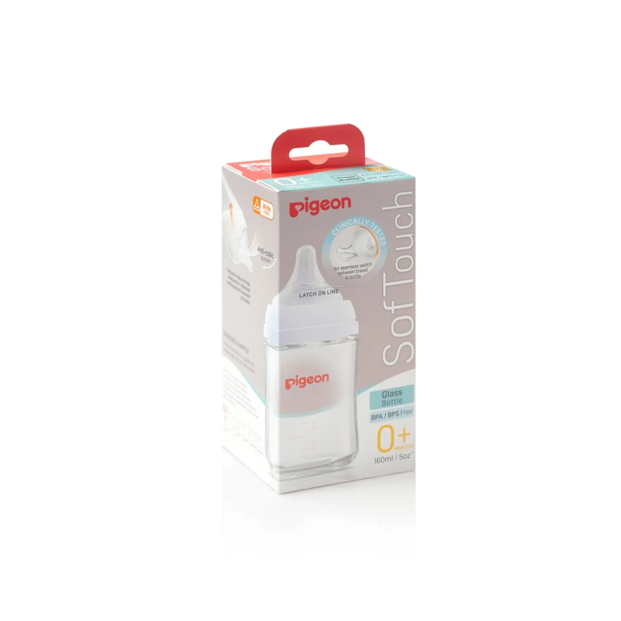 Pigeon Softouch WN3 Nursing Bottle (Glass)
