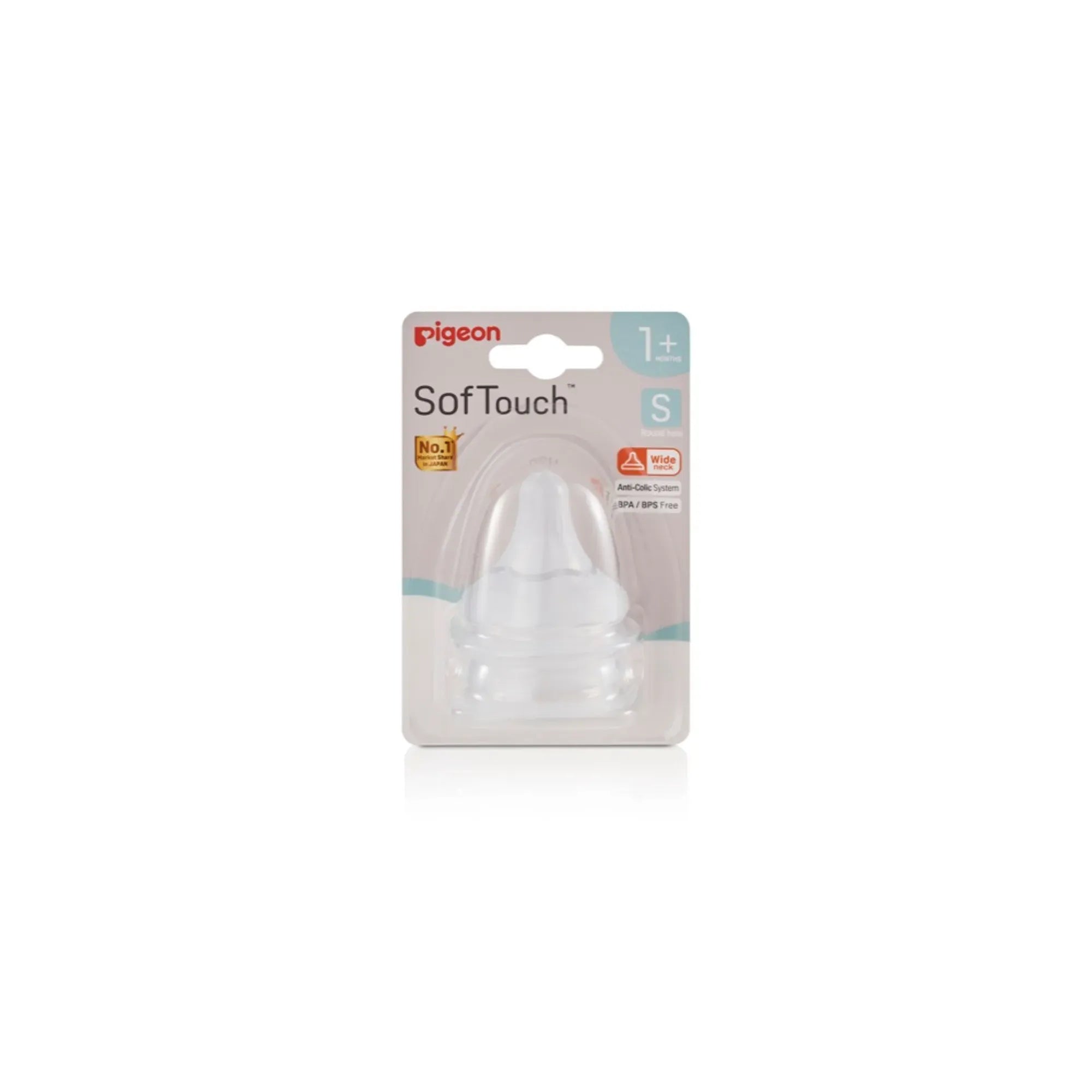 Pigeon Softouch WN3 Nipple Blister Pack (Pack of 2)