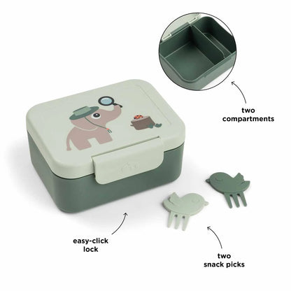 Done By Deer Tiny Lunch Box with Snack Picks