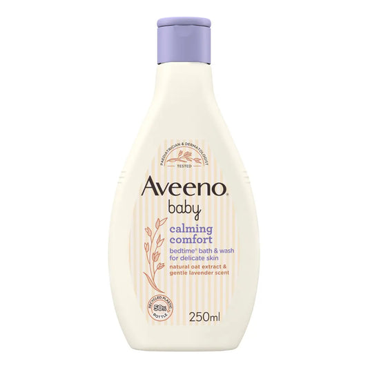أفينو للأطفال غسول وحمّام لوقت النوم لراحة مهدّئة، 250ml