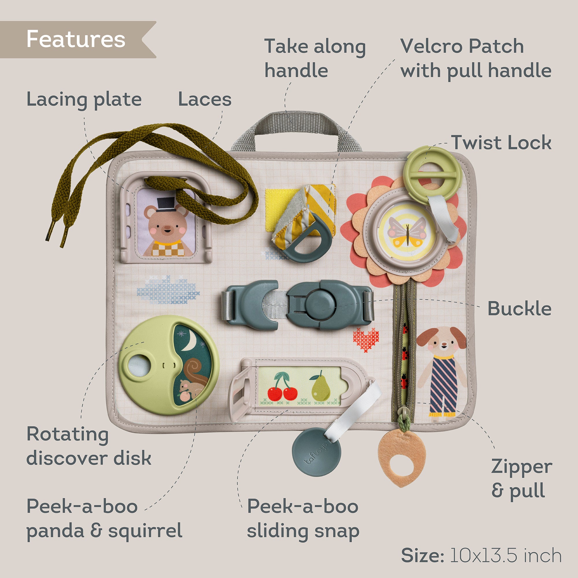 Taf Toys Snap N' Learn Board