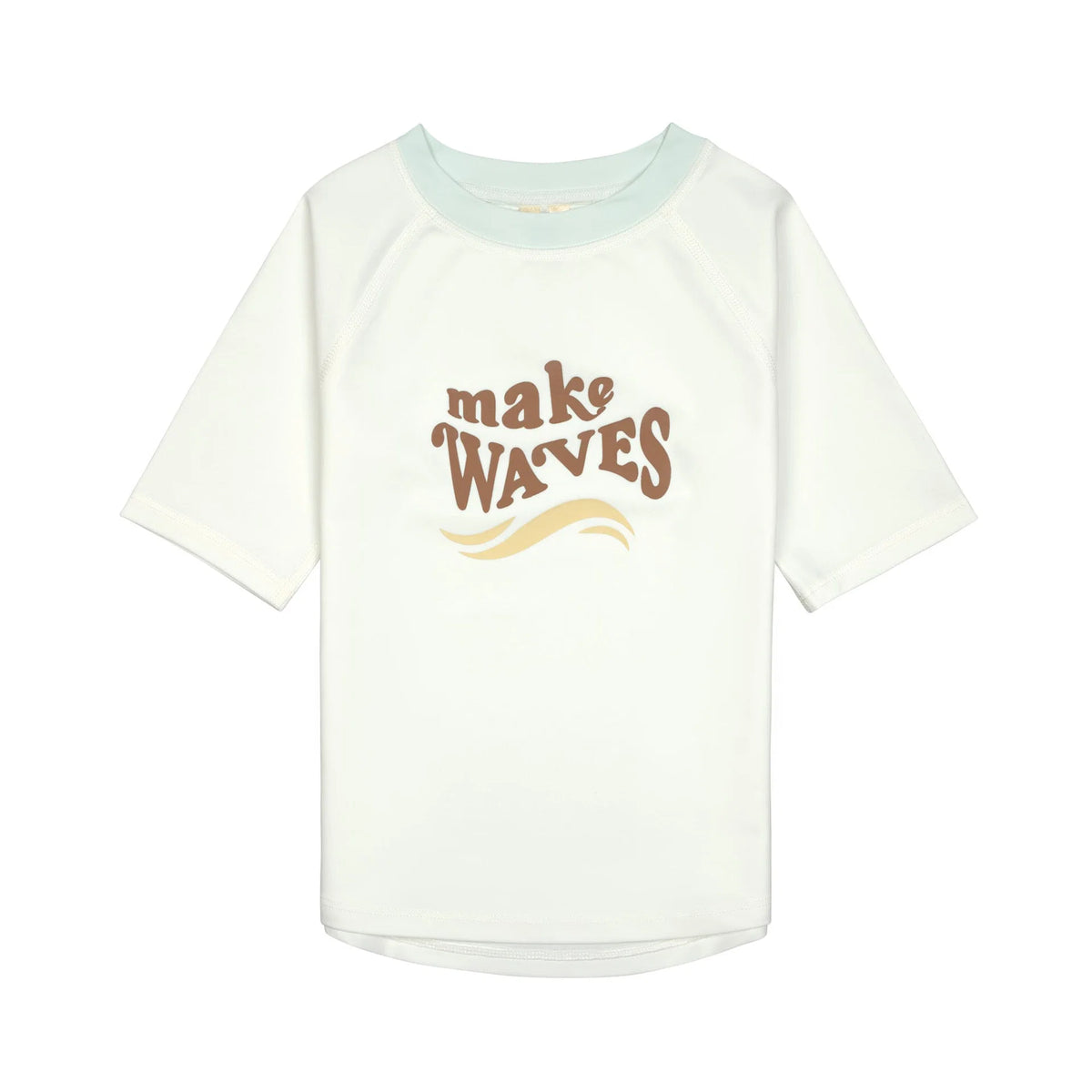Lassig LSF Short Sleeve Rash Guard (Make Waves Sea Salt)