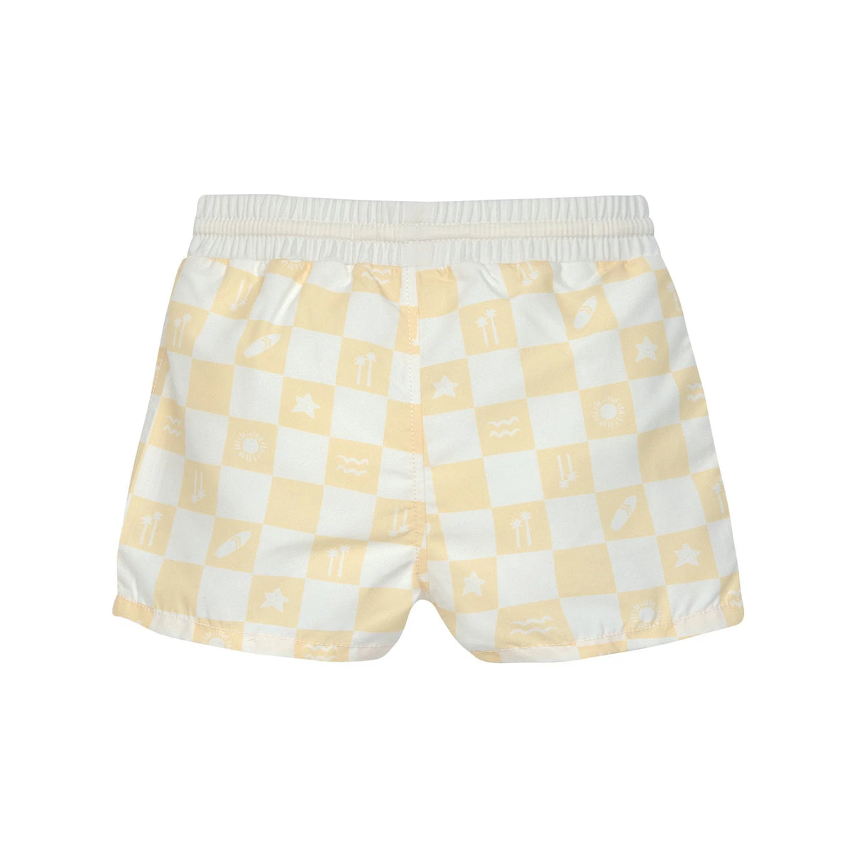 Lassig LSF Boardie Shorts (Check Pattern Vanilla/Sea Salt)