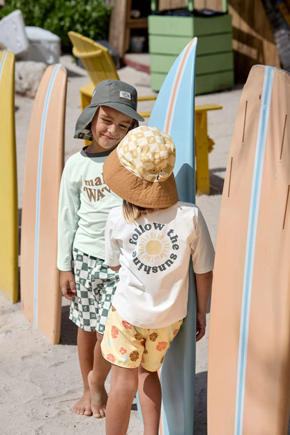 Lassig LSF Boardie Shorts Kids (Flowers Vanilla)