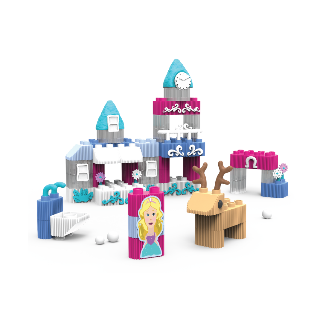 BILDO - School Play'n'Learn 2-In-1 Blocks & Dough Set - 53 Pieces