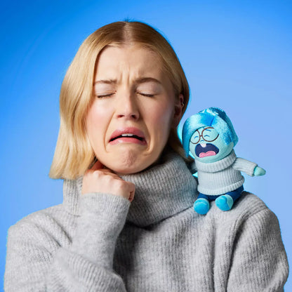 Disney Inside Out 2 - Sadness Magnetic Shoulder Plush - 5.5 Inches