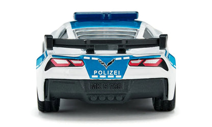 Siku Die Cast Chevrolet Corvette Zr1 Police