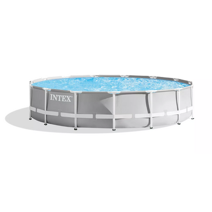 Intex Prism Frame Premium Above Ground Swimming Pool Set With Filter Pump Only (3.66mx76cm)