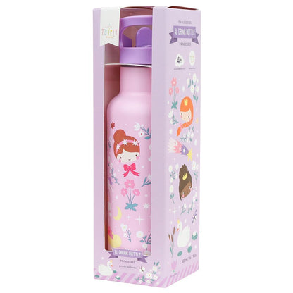 A Little Lovely Company Double Wall Insulated Water Bottle (500ml, Princesses)