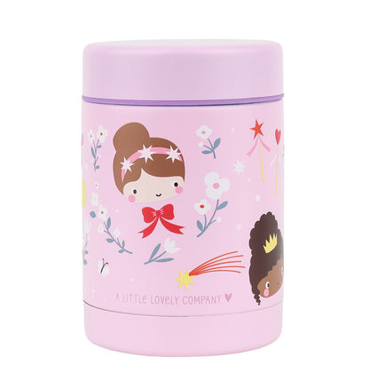 A Little Lovely Company Double Wall Insulated Food Jar (300ml, Princesses)