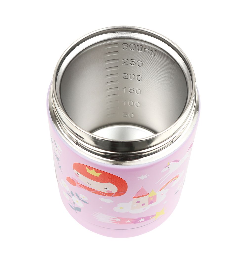 A Little Lovely Company Double Wall Insulated Food Jar (300ml, Princesses)