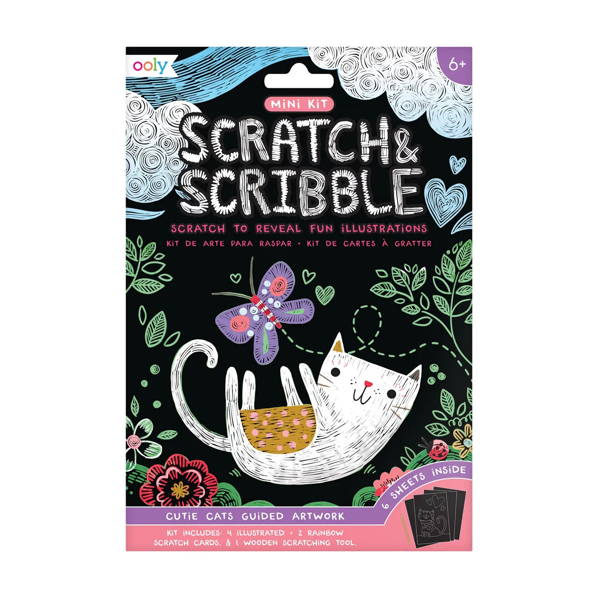 Ooly Scratch and Scribble Mini Kit (7 PC Set)