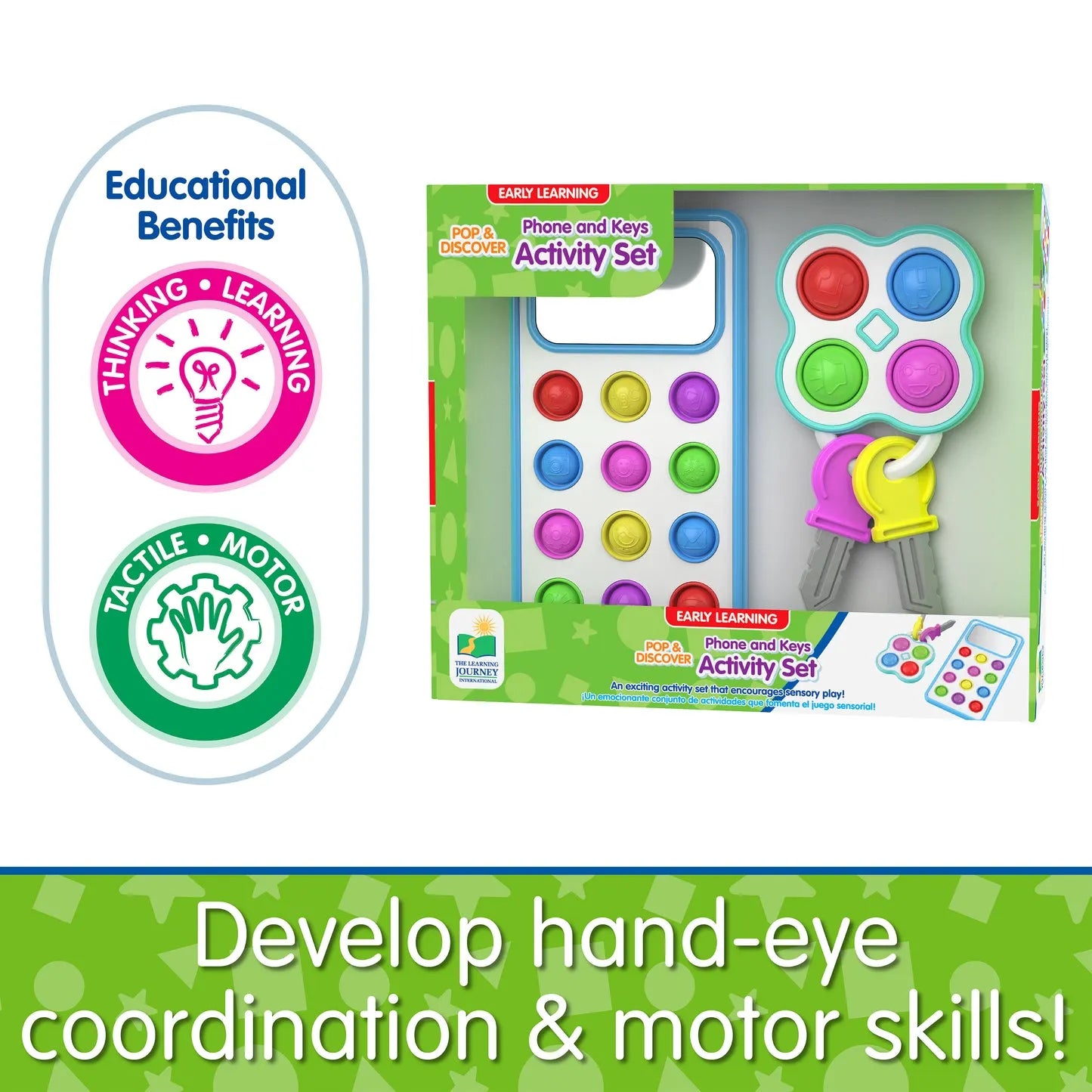 The Learning Journey Pop and Discover Phone & Remote Activity Set