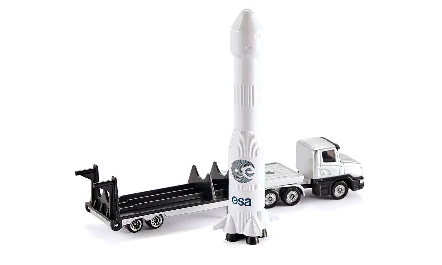 Siku Die Cast Low Loader With Rocket