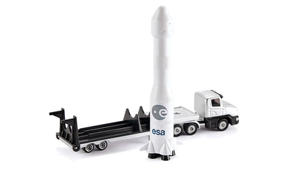 Siku Die Cast Low Loader With Rocket