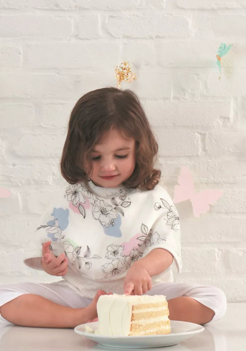 Aden & Anais Meadowlark Print Silky Soft Burpy Bib