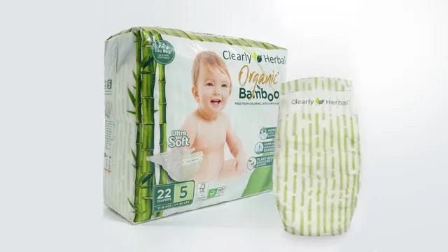 Clearly Herbal Organic Bamboo Diapers