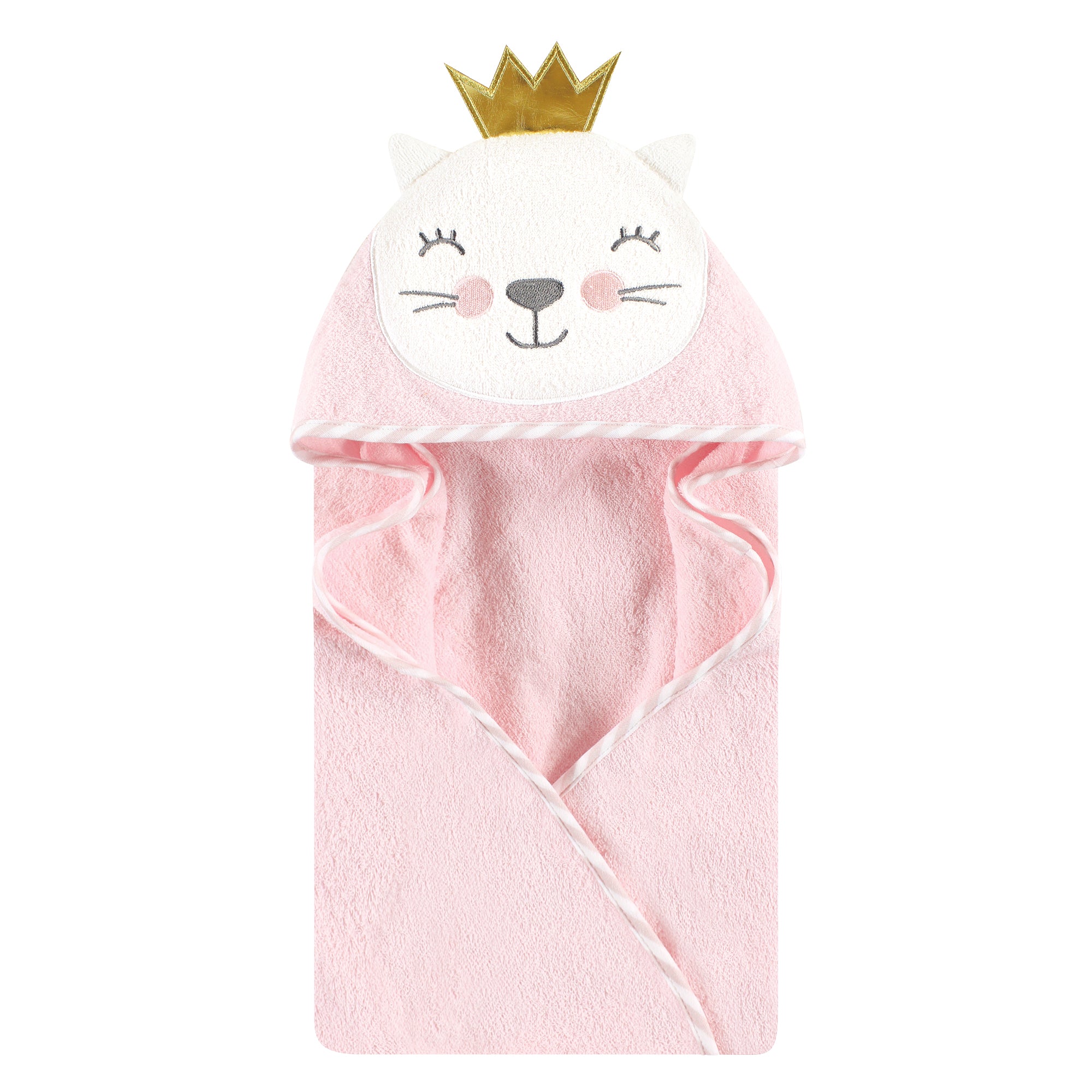 Hudson Baby Cotton Animal Face Hooded Towel