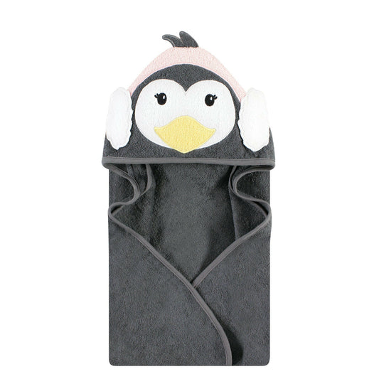 Hudson Baby Cotton Animal Face Hooded Towel