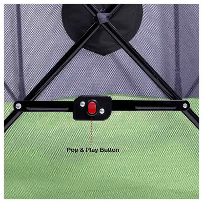 Baby Safe Foldable Playard – Green