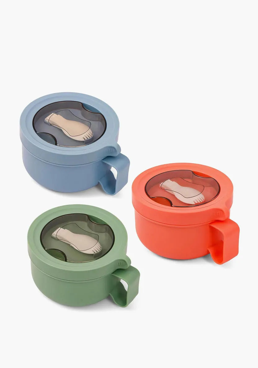 Eazy Kids Soup Cup Round Lunch Box