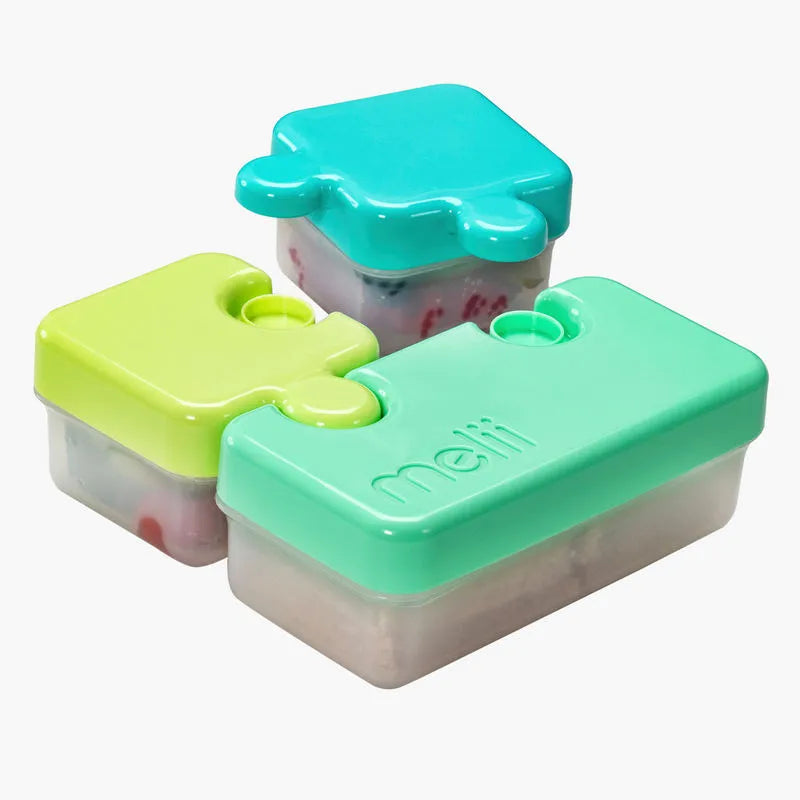 Melii Puzzle Shape Bento Box Set (3 Pcs)