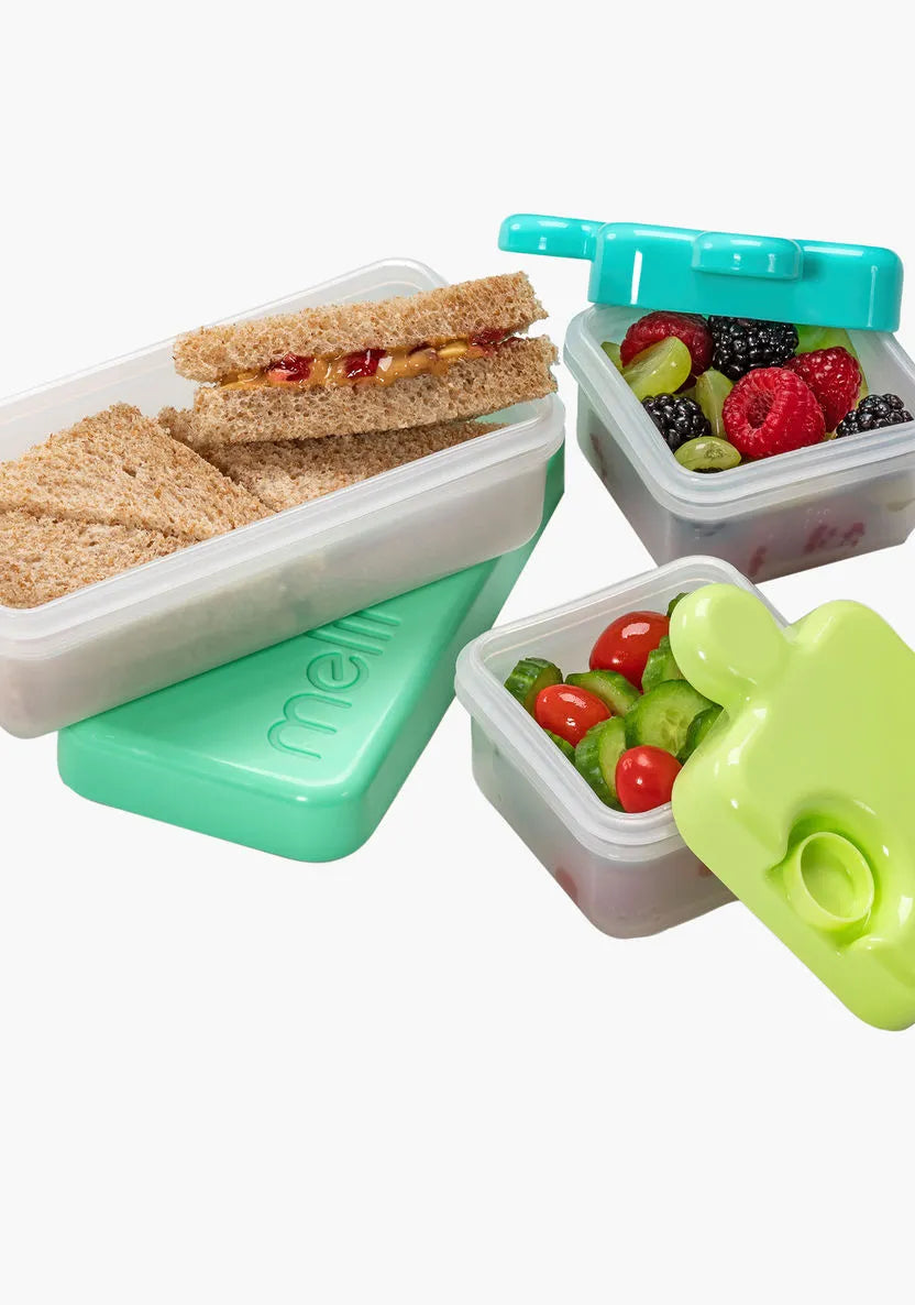 Melii Puzzle Shape Bento Box Set (3 Pcs)