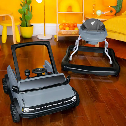Bright Starts - Ford Bronco Ways to Play 4-in-1 Walker - Area 51 Blue/Grey