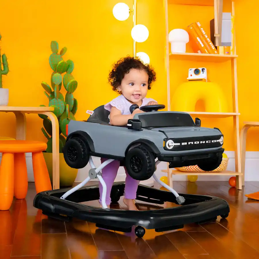 Bright Starts - Ford Bronco Ways to Play 4-in-1 Walker - Area 51 Blue/Grey