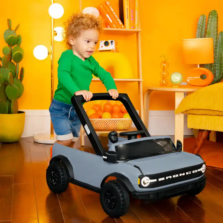 Bright Starts - Ford Bronco Ways to Play 4-in-1 Walker - Area 51 Blue/Grey