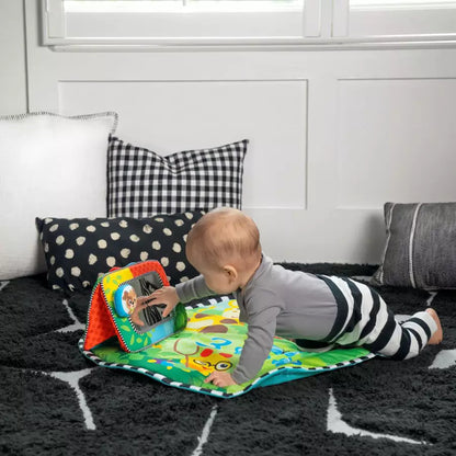 Baby Einstein - Discovery Garden Tummy Time Mat & Mirror - Multicolor