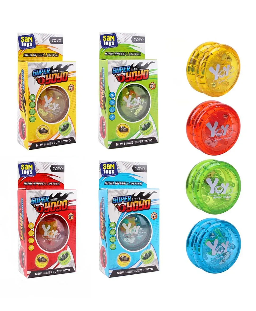 Sam Toys Yoyo Double Flashing Light (6.5cm)