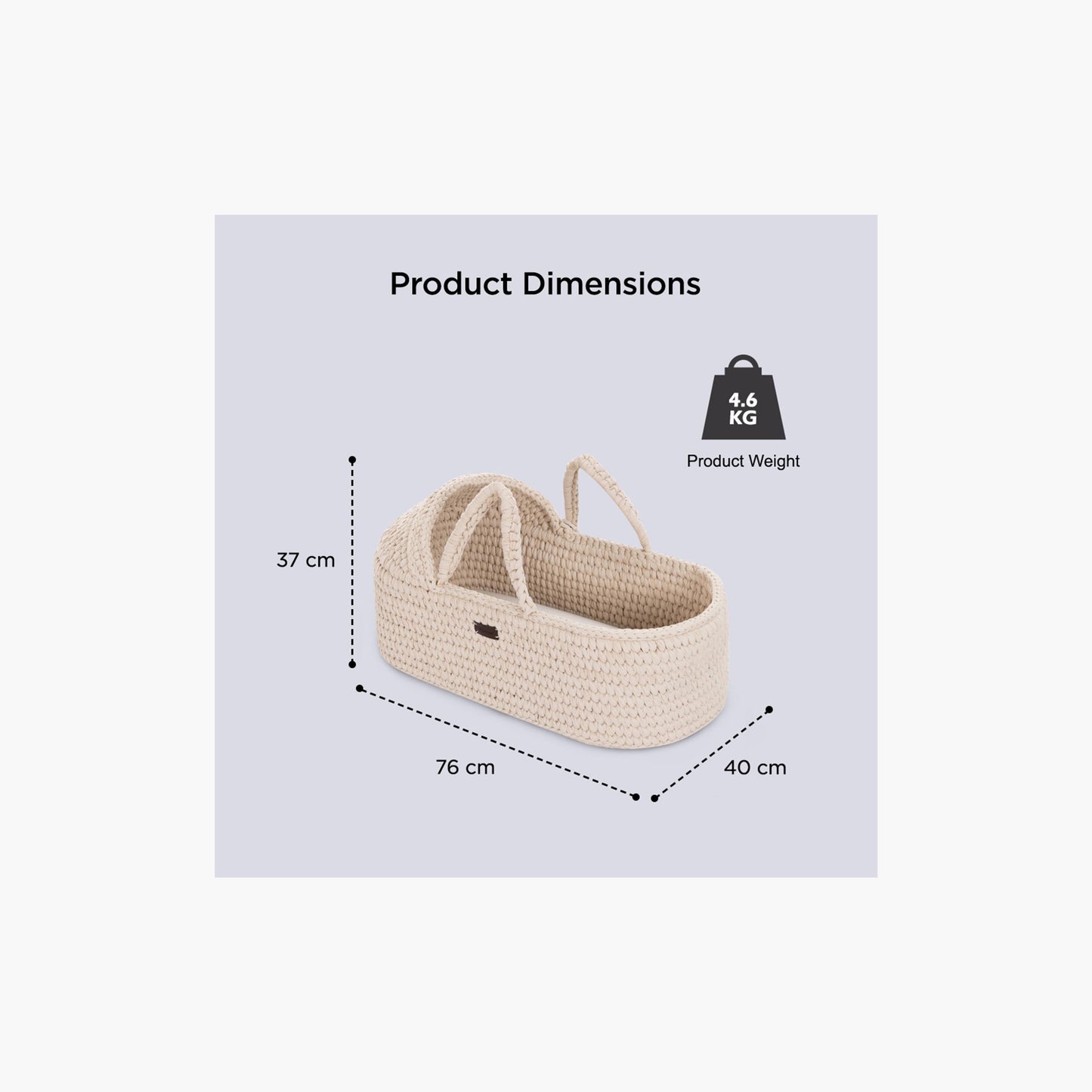 Teknum Moses Rope Basket