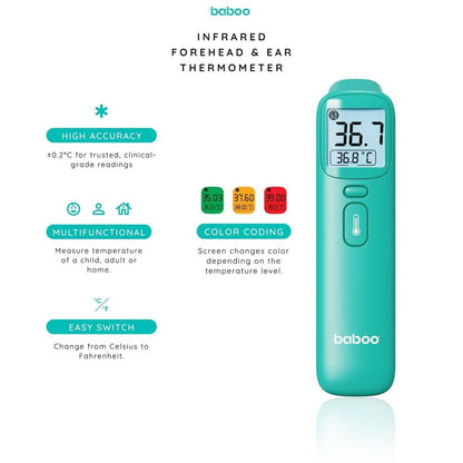 Baboo Infared Forehead & Ear Thermometer Duo Sense
