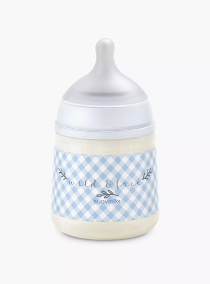 Suavinex Polypropylene Silicone Feeding Bottle (Wild & Free, 150ml)