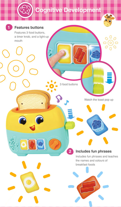 Winfun Pop-Up Toaster Breakfast Set.